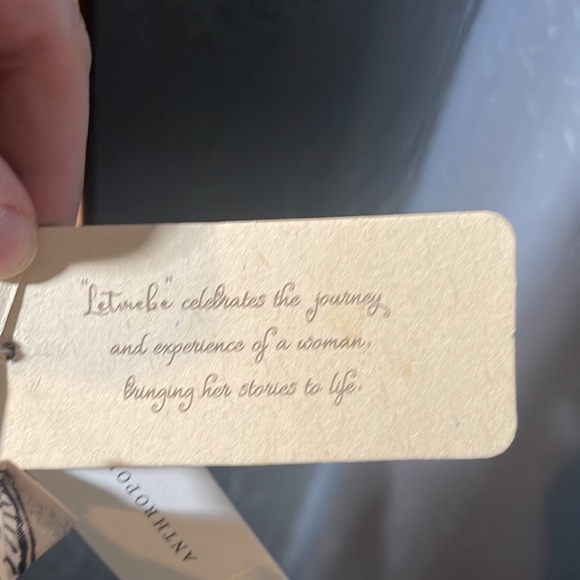 Let Me Be By Anthropologie NWT SZ 14 Babydoll Dress w Koi Fish/Floral Print - Picture 9 of 11